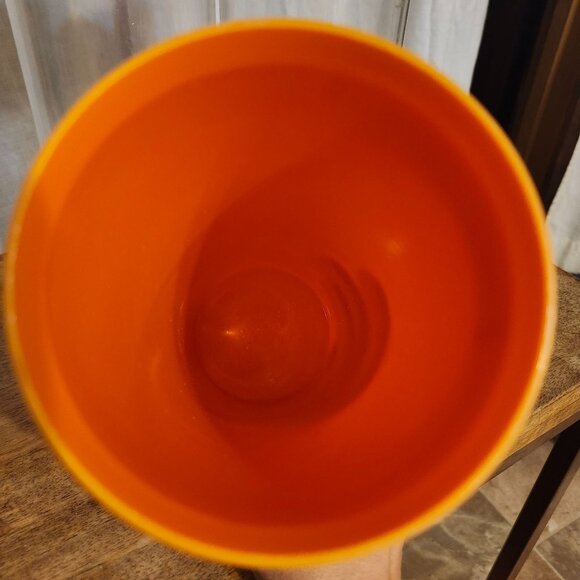 Vintage Tupperware Set of 3 Storage & Juice Containers 2 x 1486 and 262 Orange - Picture 3 of 12